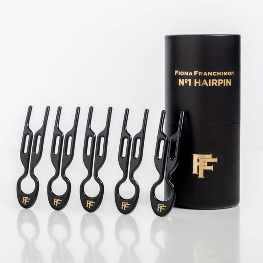 Never been worn Mona Franchimon No 1 Black Hairpin (Set of 5) - Picture 5 of 13